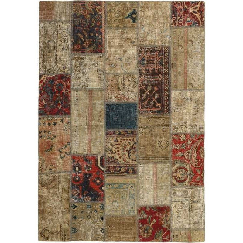 tappeto persia vintage patchwork cm.142x204