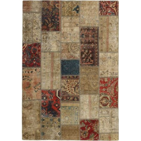 tappeto persia vintage patchwork cm.142x204