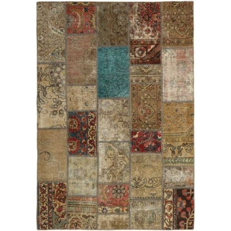 tappeto persia vintage patchwork cm.141x202