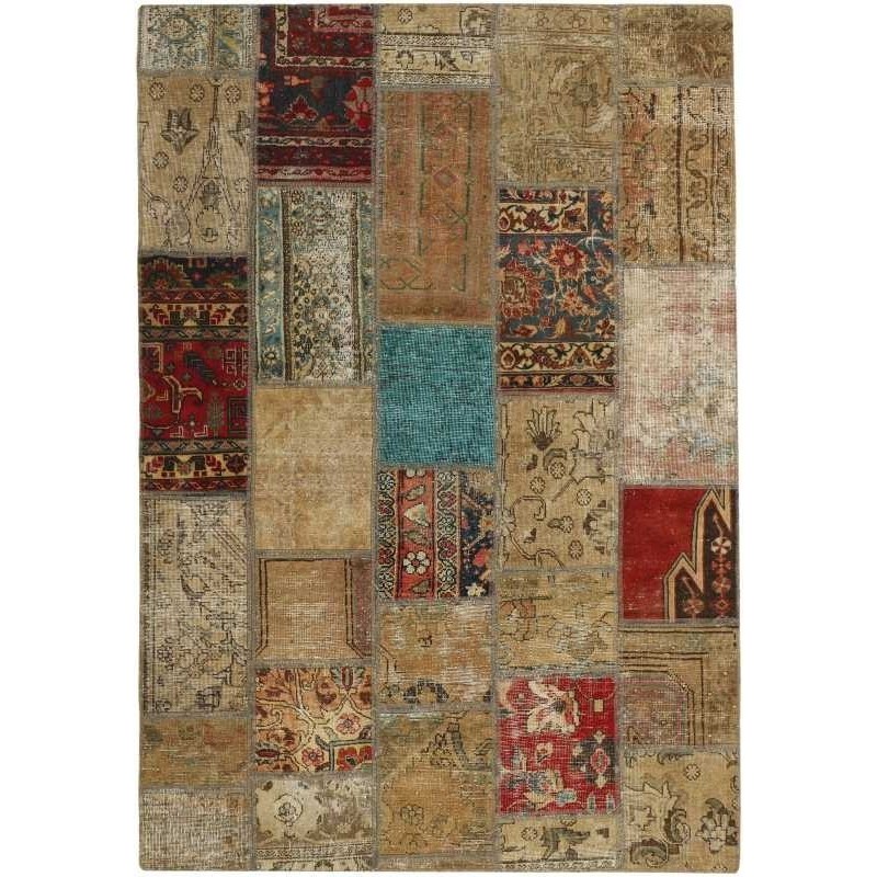tappeto persia vintage patchwork cm.142x203