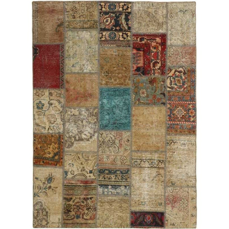 tappeto persia vintage patchwork cm.141x196