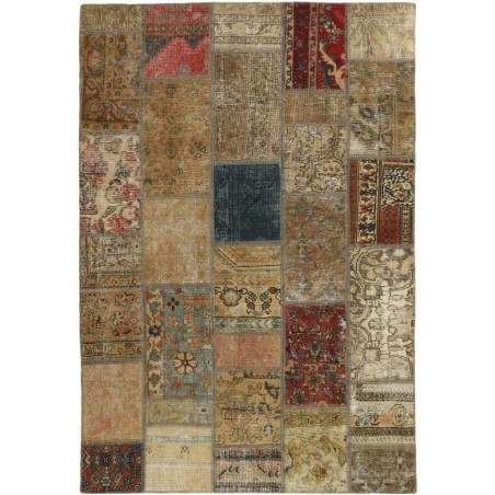 tappeto persia vintage patchwork cm.140x205
