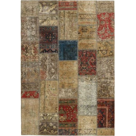 tappeto persia vintage patchwork cm.140x200