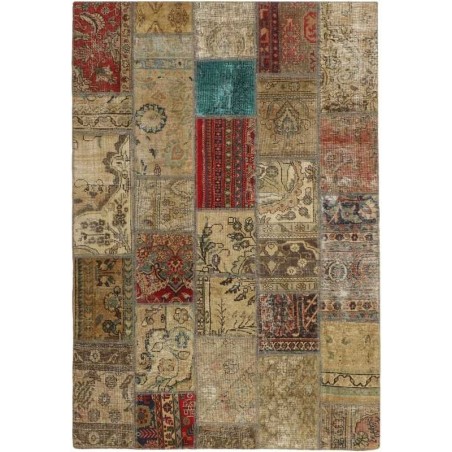 tappeto persia vintage patchwork cm.142x205