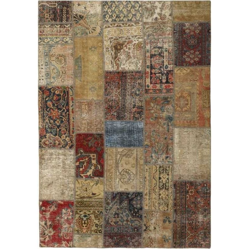 tappeto persia vintage patchwork cm.168x240