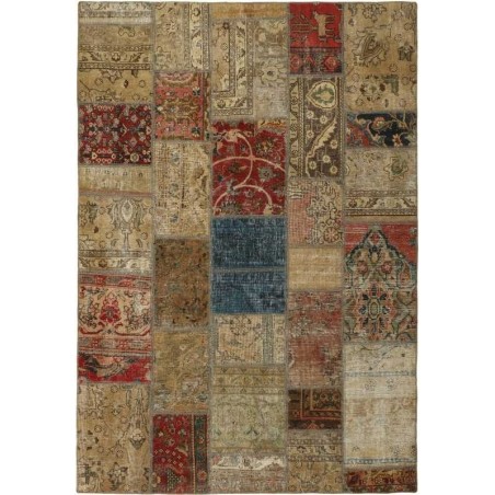 tappeto persia vintage patchwork cm.168x240
