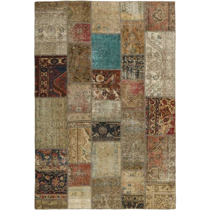 tappeto persia vintage patchwork cm.166x241