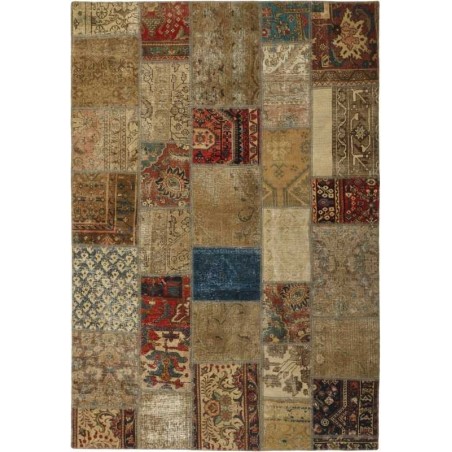 tappeto persia vintage patchwork cm.165x238