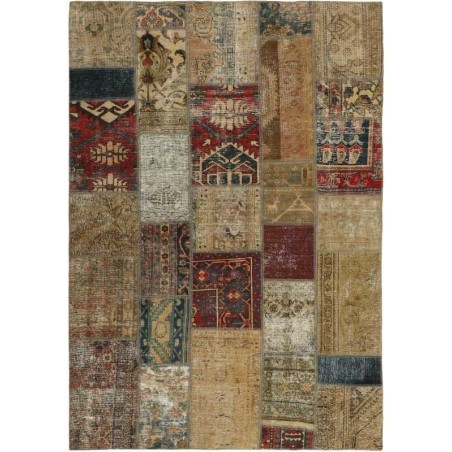 tappeto persia vintage patchwork cm.167x240