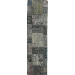 tappeto persia vintage patchwork cm 81x298  2