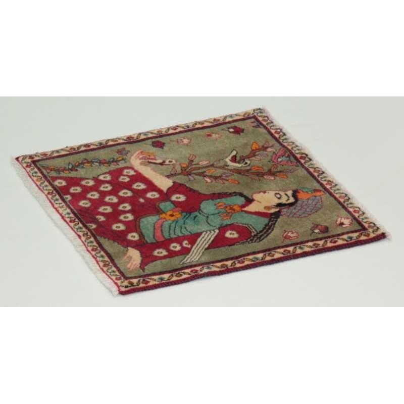 tappeto persia kashghai cm.62x64 0