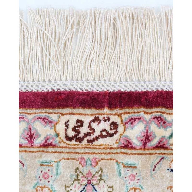 tappeto persia ghom seta cm 98x154 3