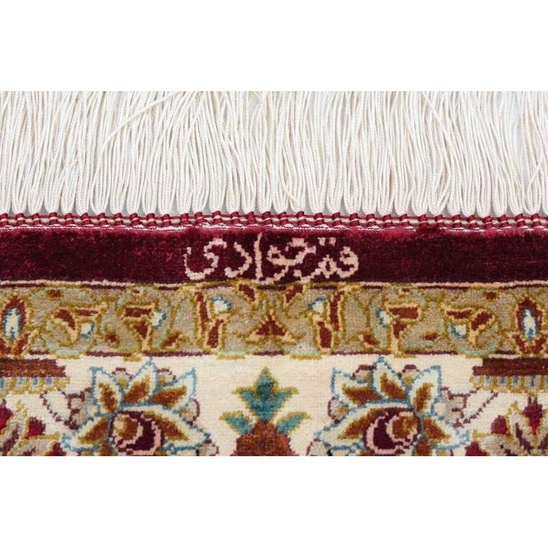 tappeto persia ghom seta cm 80x121 4