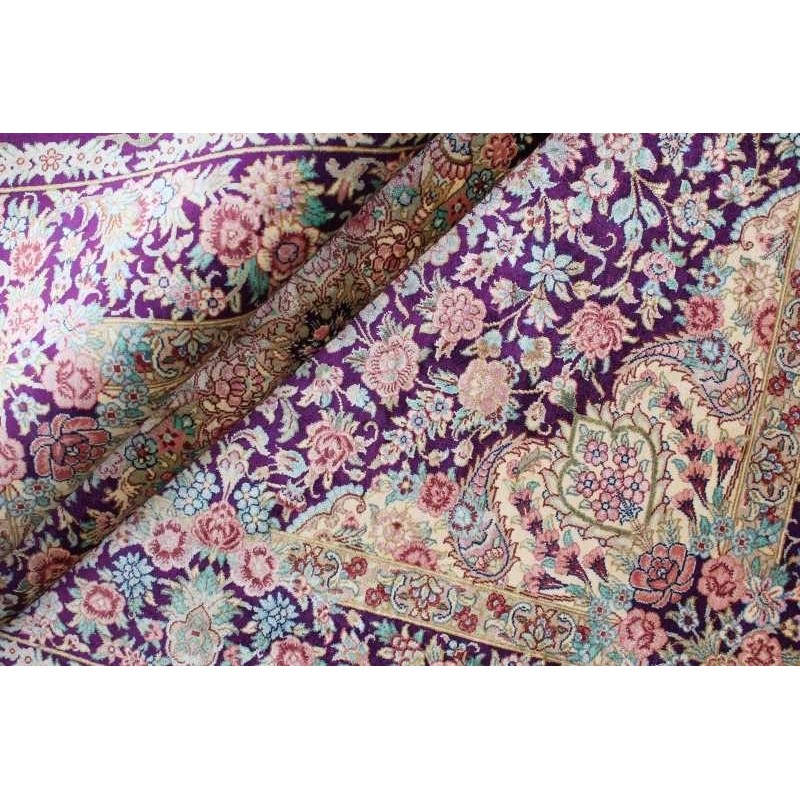 tappeto persia ghom seta cm.100x148 1