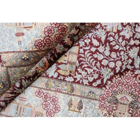 tappeto persia ghom seta cm.100x155 1