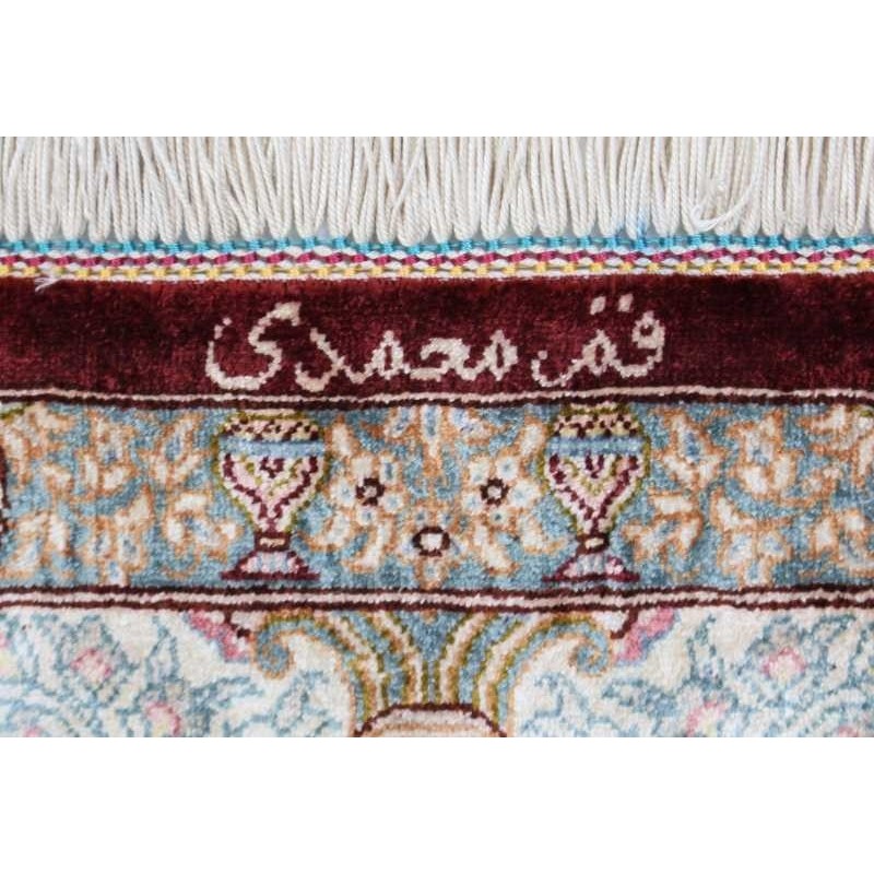tappeto persia ghom seta cm 100x155 3
