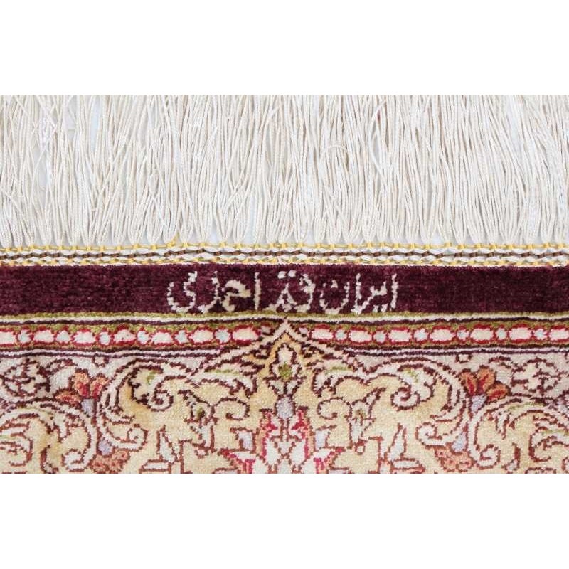 tappeto persia ghom seta cm 100x143 3