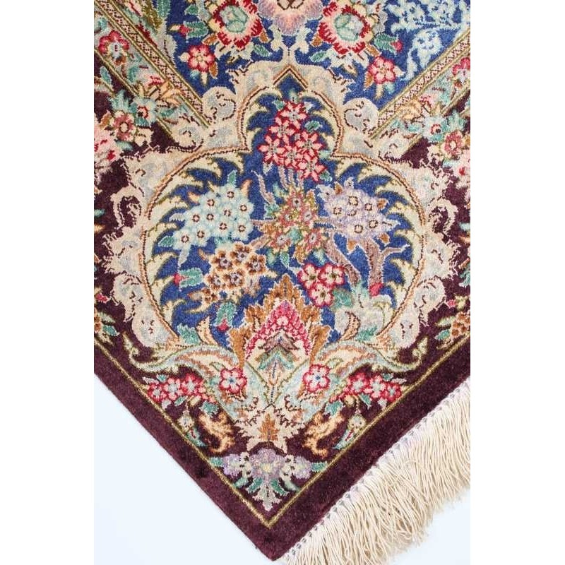 tappeto persia ghom seta cm 100x153 6