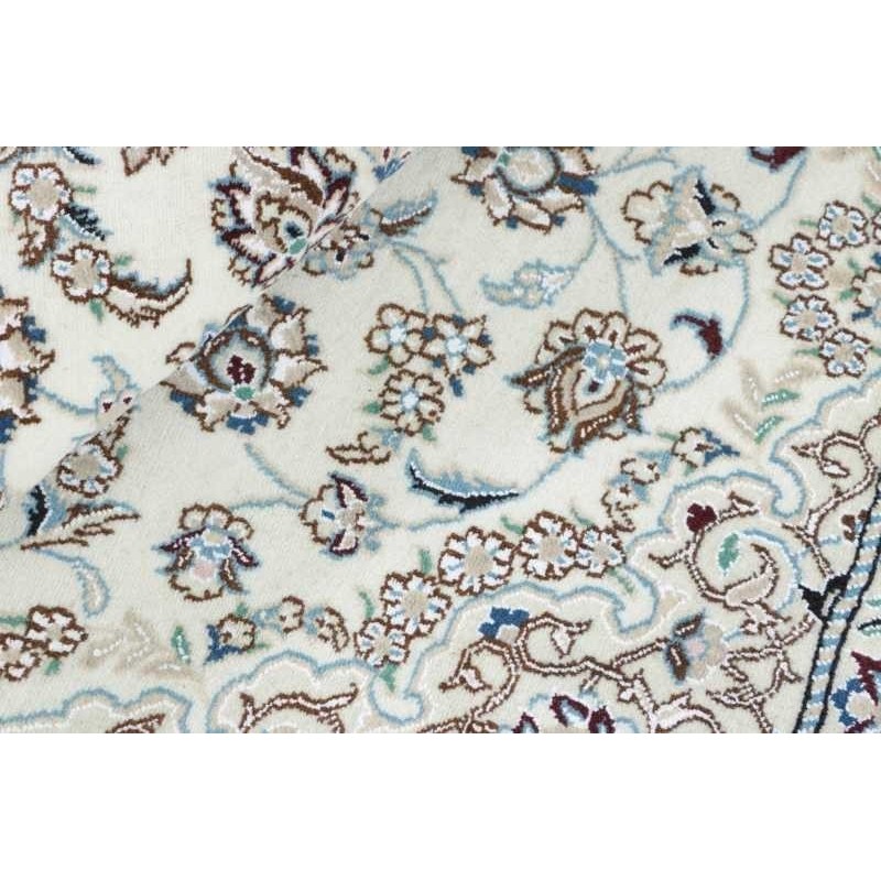 tappeto persia nain fine con seta cm.90x136 1