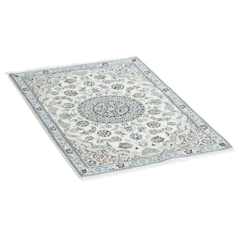 tappeto persia nain fine con seta cm 90x136 3