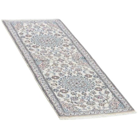 tappeto persia nain fine con seta cm 62x200 3