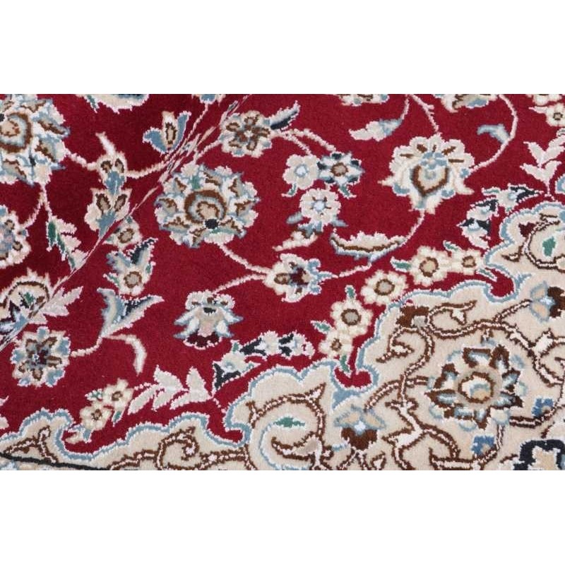 tappeto persia nain fine con seta cm.103x147 1
