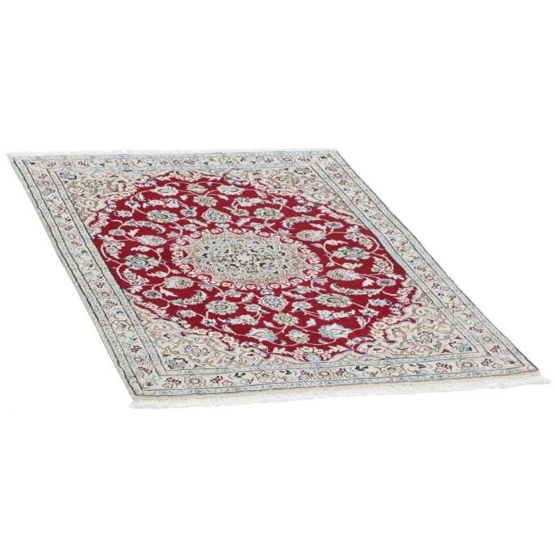 tappeto persia nain fine con seta cm 103x147 3