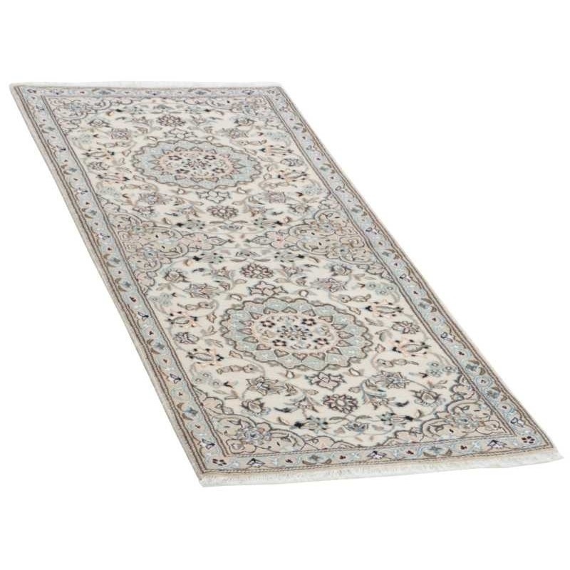 tappeto persia nain fine con seta cm 73x200 3