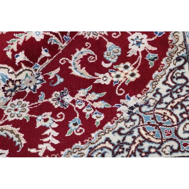 tappeto persia nain fine con seta cm.92x140 1
