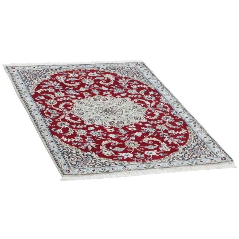 tappeto persia nain fine con seta cm 92x140 3