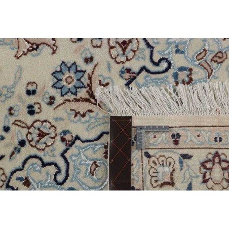 tappeto persia nain fine con seta cm.258x355 0