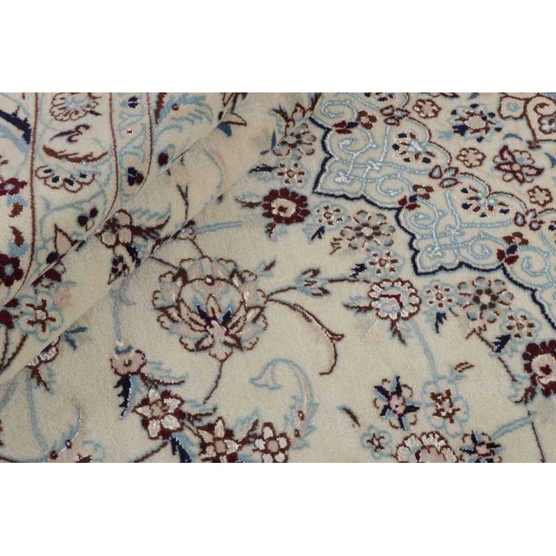 tappeto persia nain fine con seta cm.258x355 1