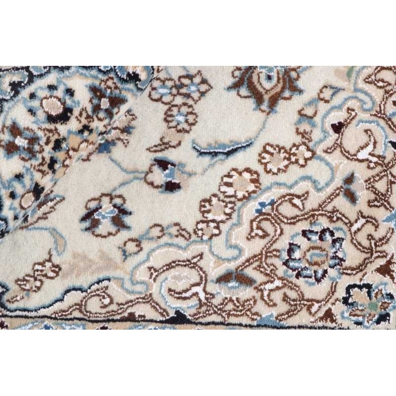 tappeto persia nain fine con seta cm.100x152 1