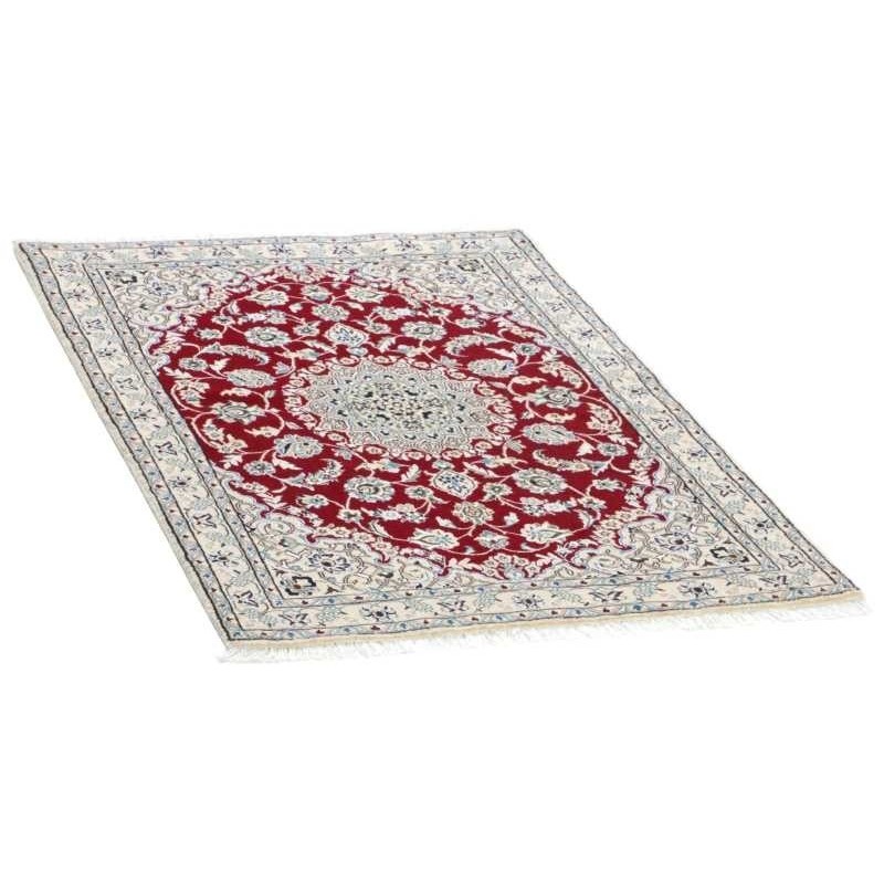 tappeto persia nain fine con seta cm 100x152 3
