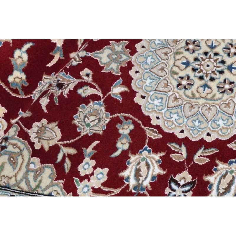 tappeto persia nain fine con seta cm.73x195 1