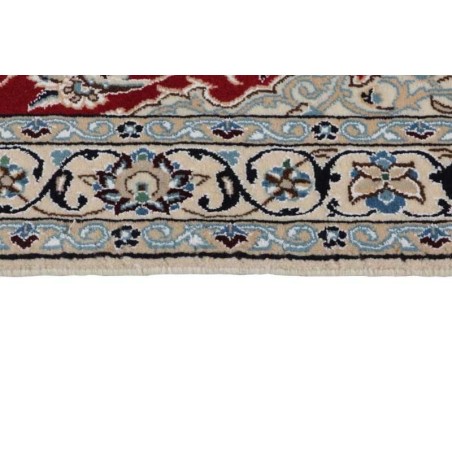 tappeto persia nain fine con seta cm 116x183 2