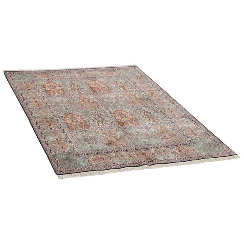 tappeto india kashmir seta cm 155x214 3