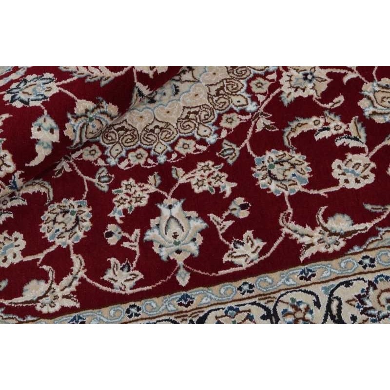 tappeto persia nain fine con seta cm.115x185 1