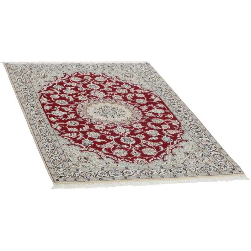 tappeto persia nain fine con seta cm 115x185 3