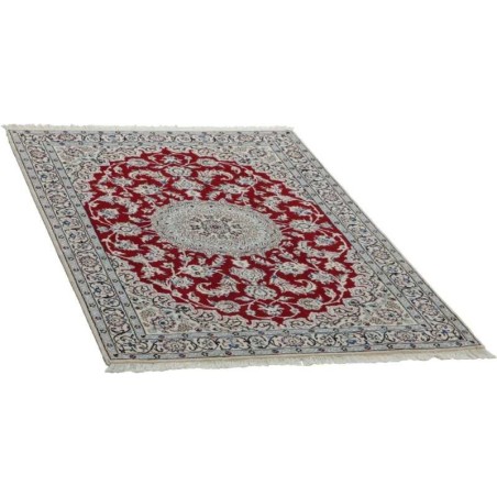 tappeto persia nain fine con seta cm 118x180 3