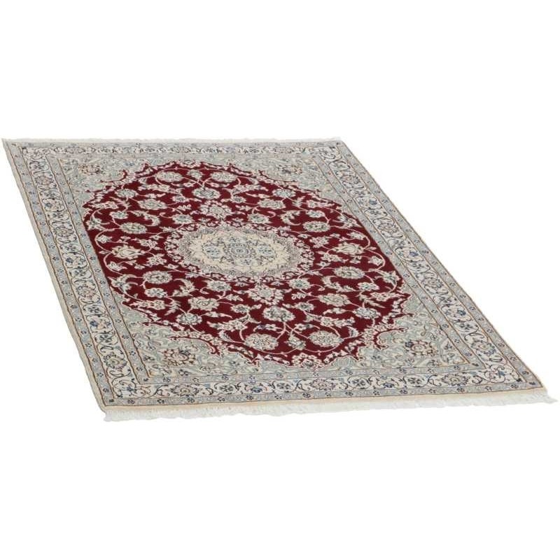 tappeto persia nain fine con seta cm 118x173 3