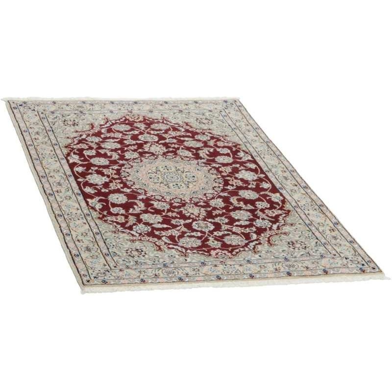 tappeto persia nain fine con seta cm 116x176 3