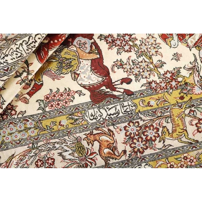 tappeto persia ghom seta cm.98x148 1