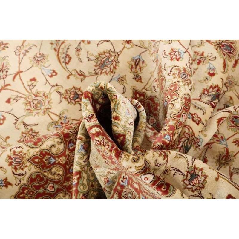 tappeto persia ghom seta cm 194x301 5