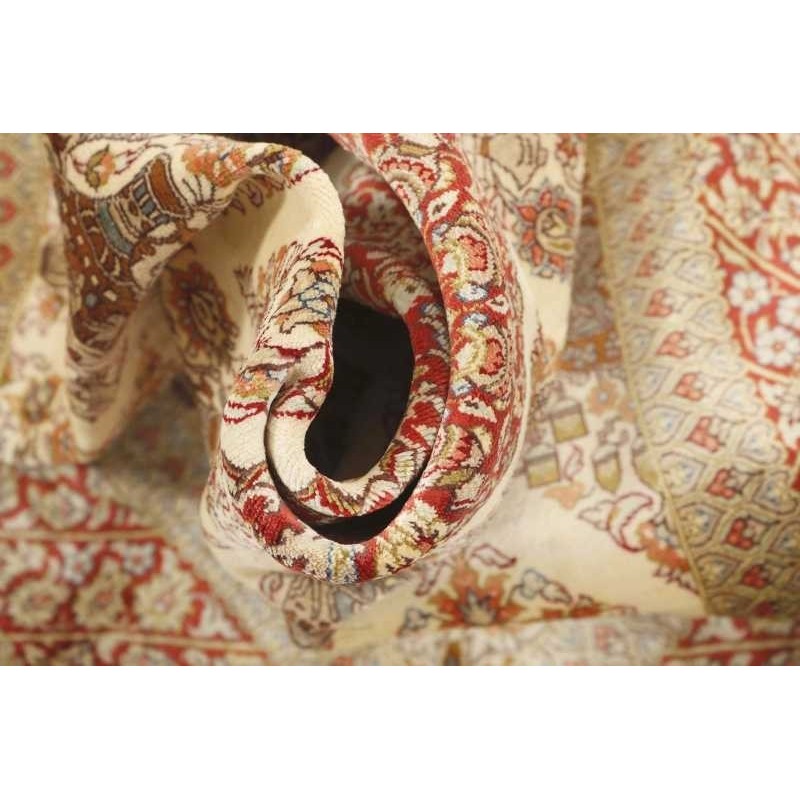 tappeto persia ghom seta cm 97x145 5