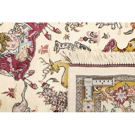tappeto persia ghom seta cm.100x151 0
