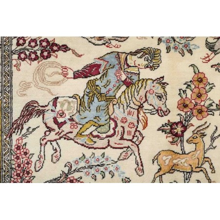 tappeto persia ghom seta cm.100x151 1