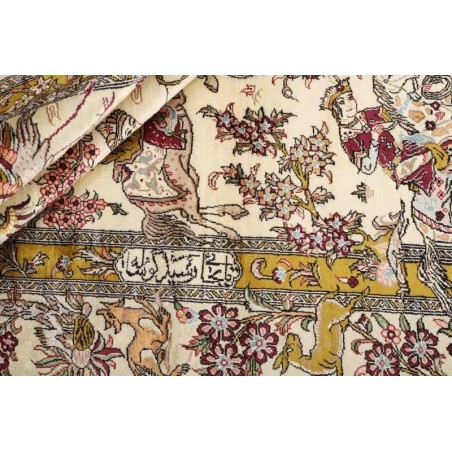 tappeto persia ghom seta cm 100x151 6