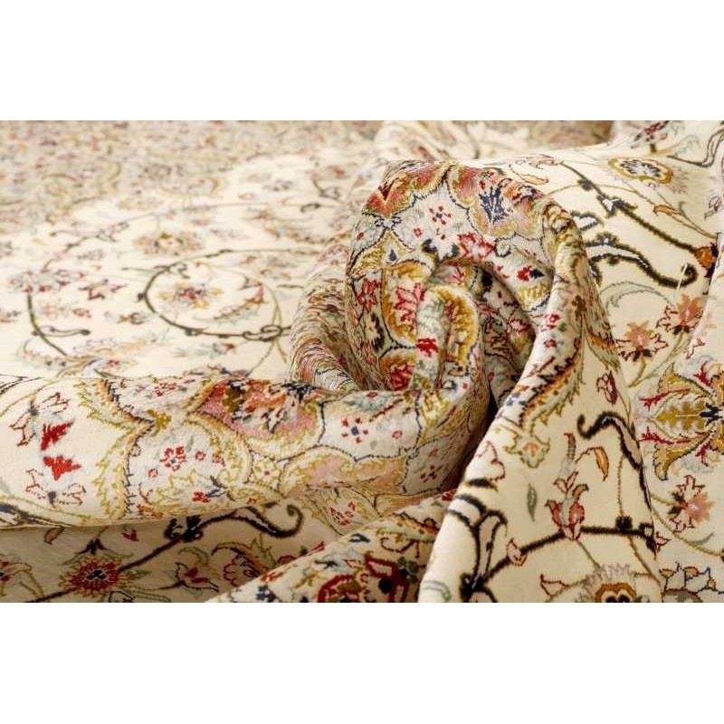 tappeto persia ghom seta cm 197x293 5