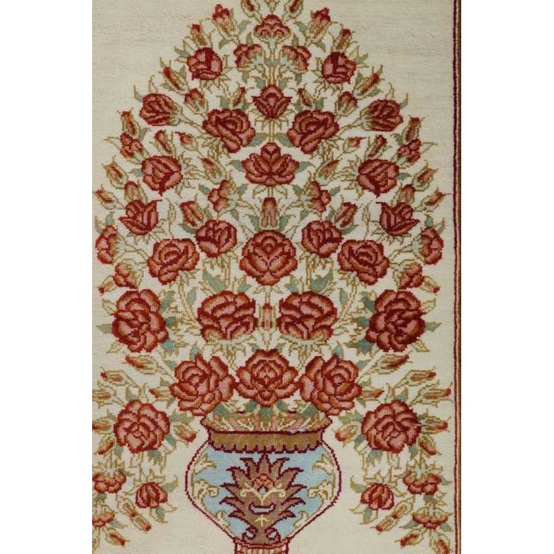 tappeto persia ghom seta cm 30x40 2